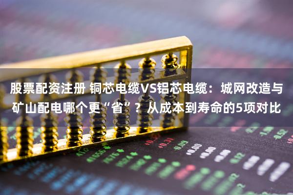 股票配资注册 铜芯电缆VS铝芯电缆：城网改造与矿山配电哪个更“省”？从成本到寿命的5项对比