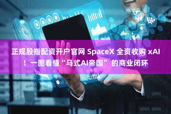正规股指配资开户官网 SpaceX 全资收购 xAI！一图看懂“马式AI帝国” 的商业闭环