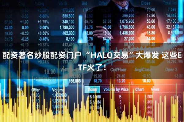 配资著名炒股配资门户 “HALO交易”大爆发 这些ETF火了！