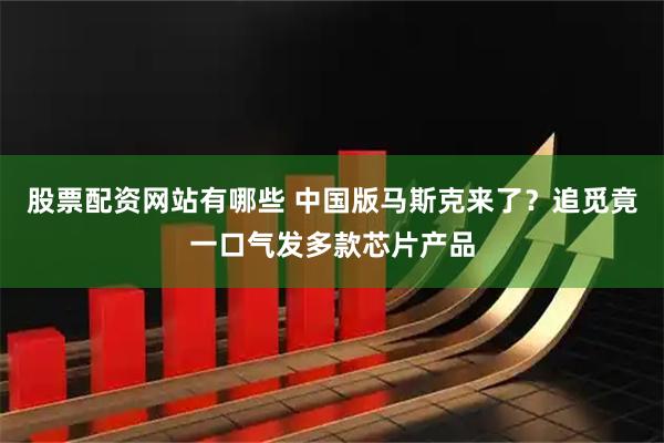 股票配资网站有哪些 中国版马斯克来了？追觅竟一口气发多款芯片产品